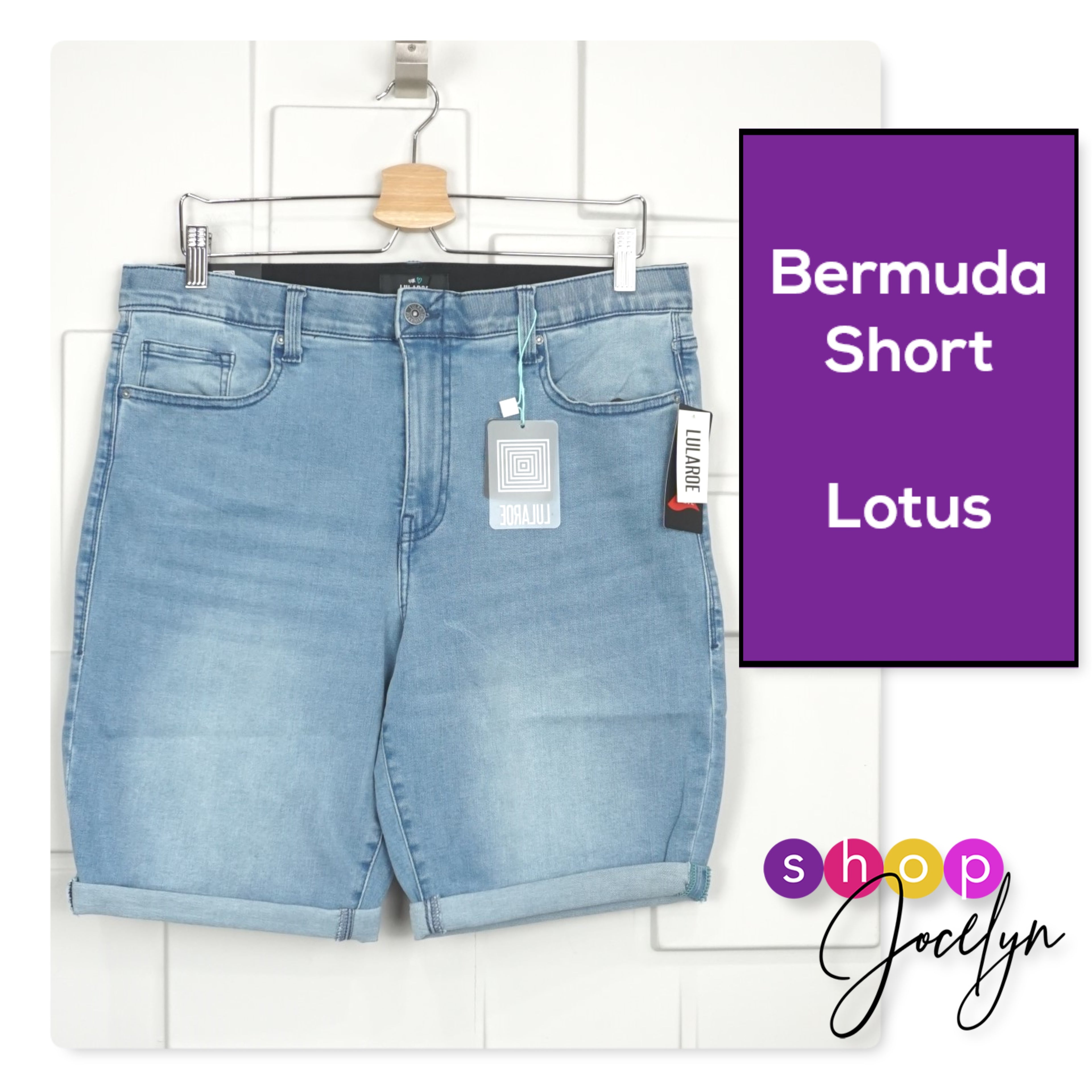 LLR Denim Shorts - Bermuda Cut