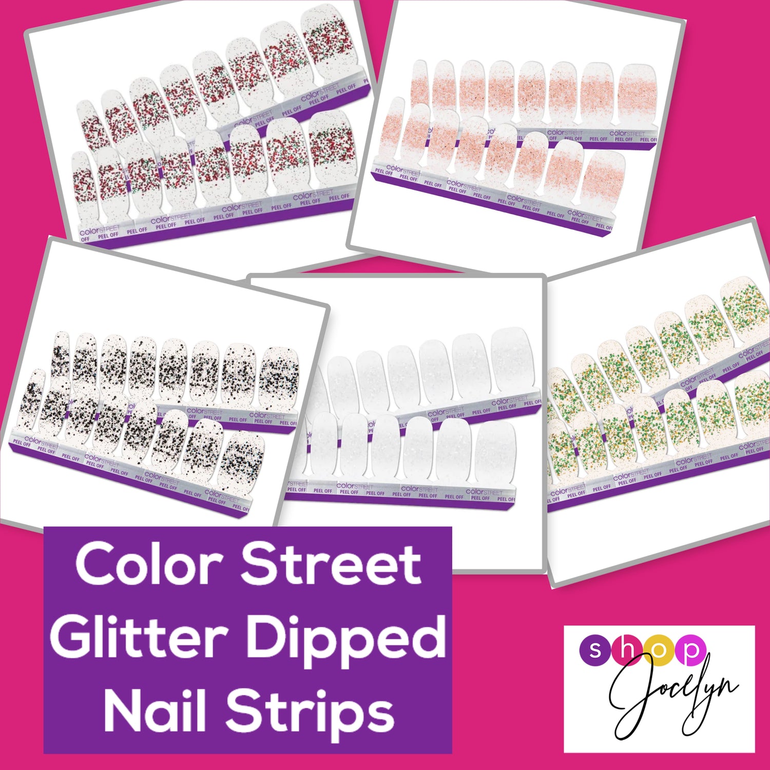 Nail Strips - Glitter Dipped