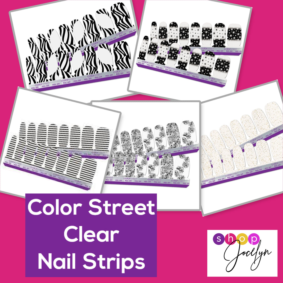 Nail Strips - Clear Nail Strips