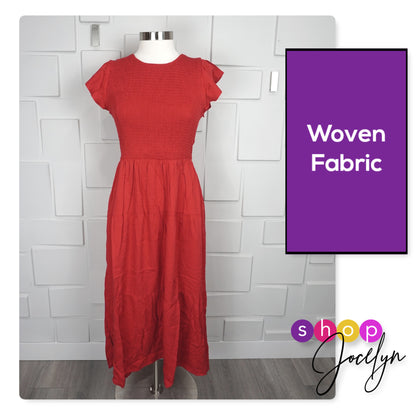 Grace Ruffle Sleeve Smocked Maxi Dress