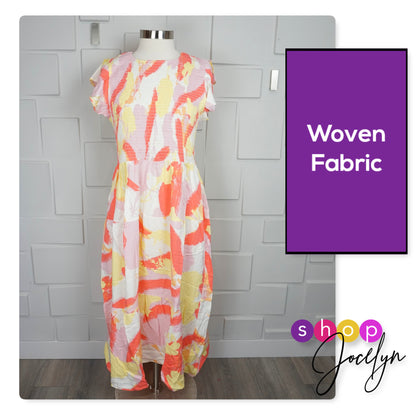 Grace Ruffle Sleeve Smocked Maxi Dress