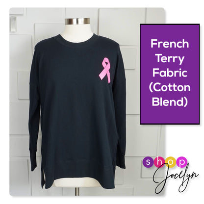 Hannah Crewneck Sweatshirt - Breast Cancer Awareness