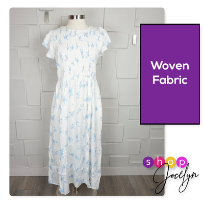Grace Ruffle Sleeve Smocked Maxi Dress