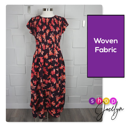 Grace Ruffle Sleeve Smocked Maxi Dress
