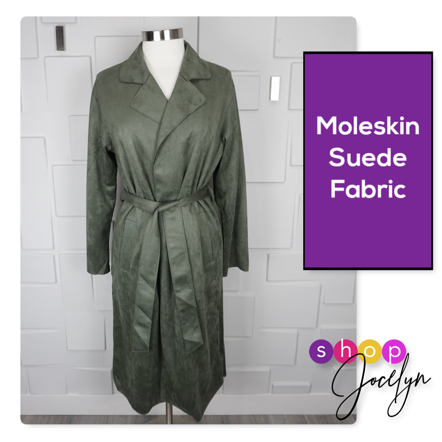 LUXE Liliane Moleskin Coat