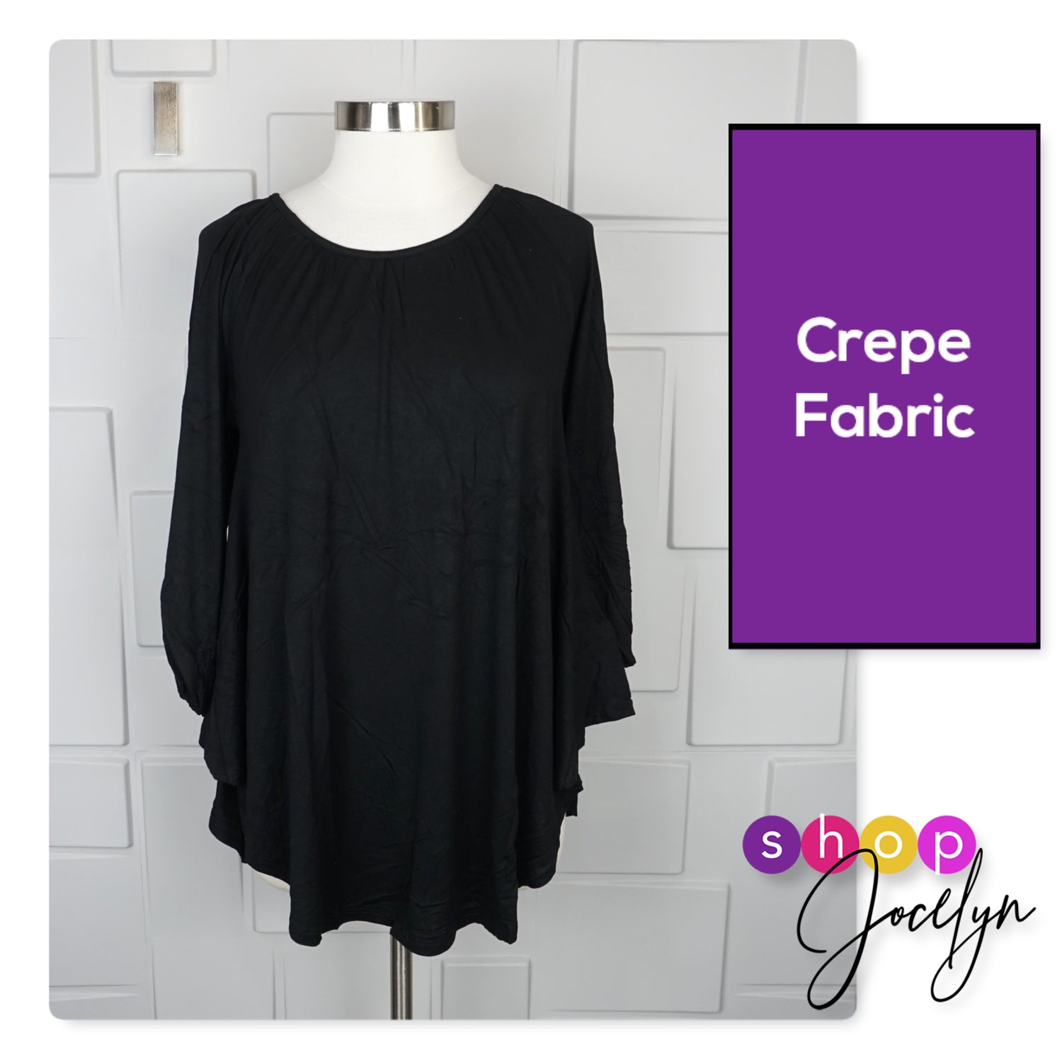 Joani 3/4 Raglan Sleeve Top