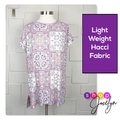 Leah Drop Shoulder Cuff Tunic