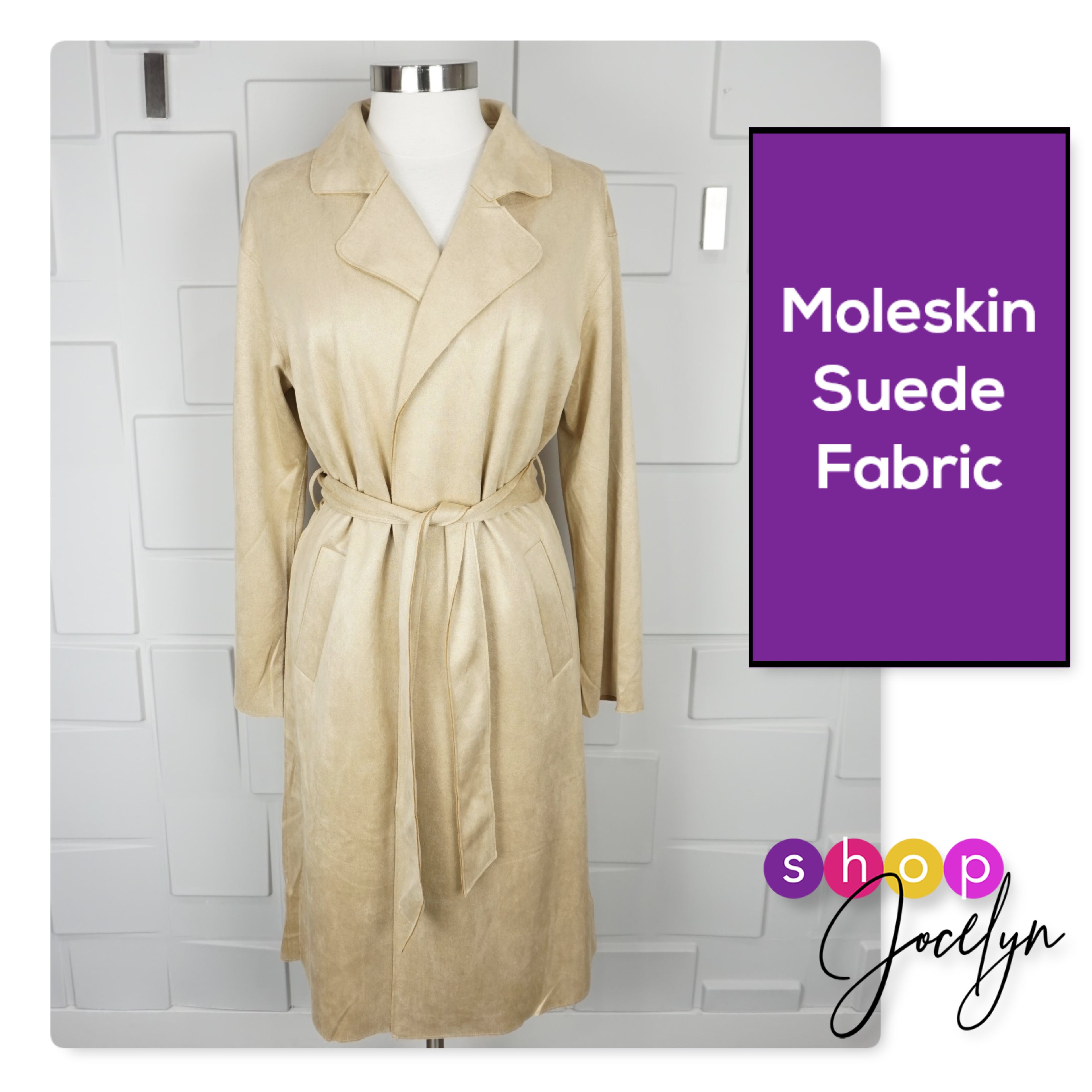 LUXE Liliane Moleskin Coat