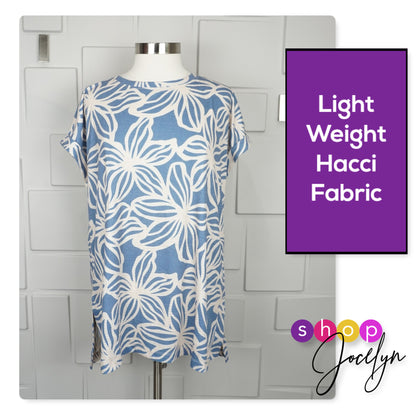 Leah Drop Shoulder Cuff Tunic