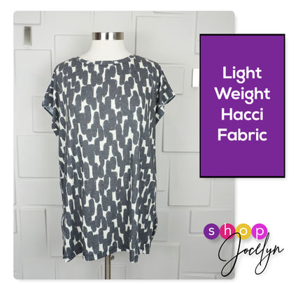 Leah Drop Shoulder Cuff Tunic
