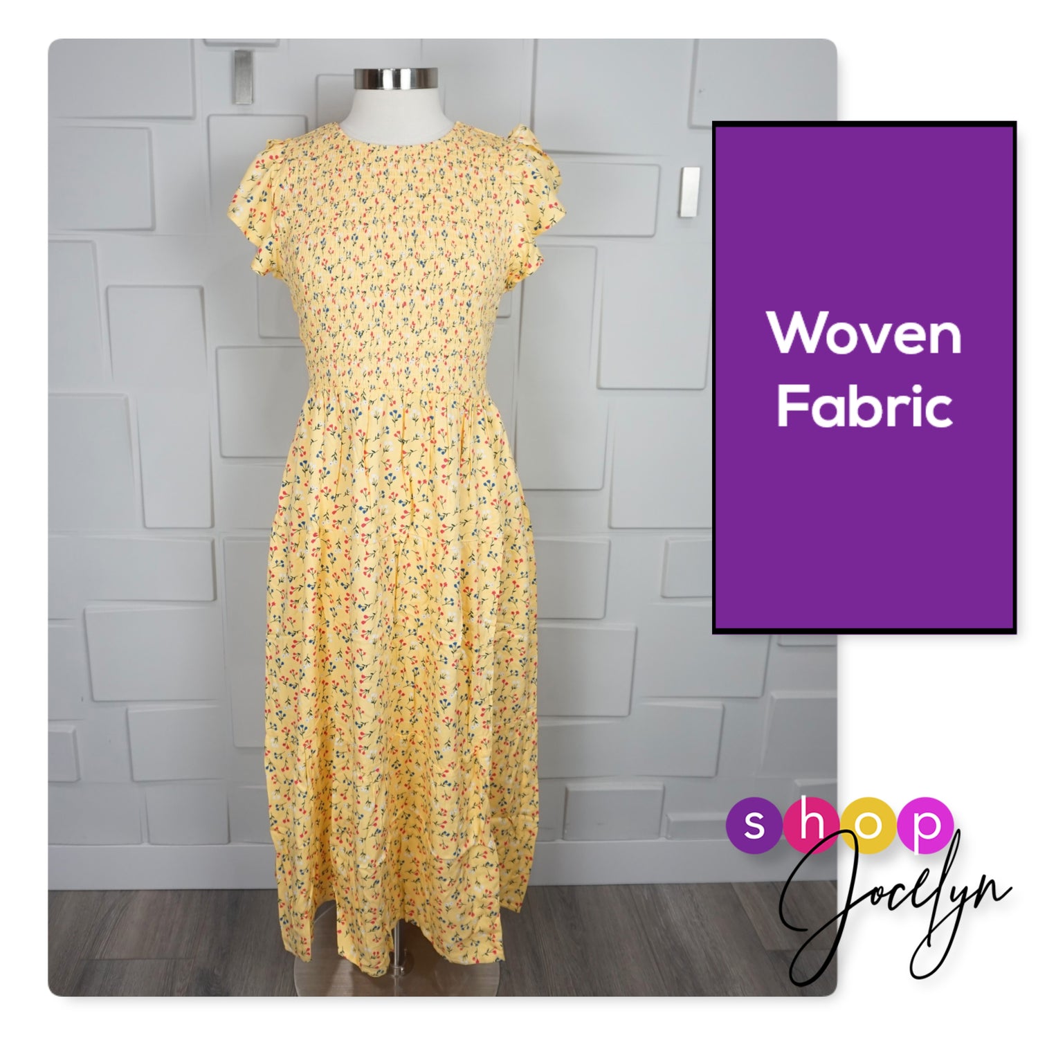 Grace Ruffle Sleeve Smocked Maxi Dress