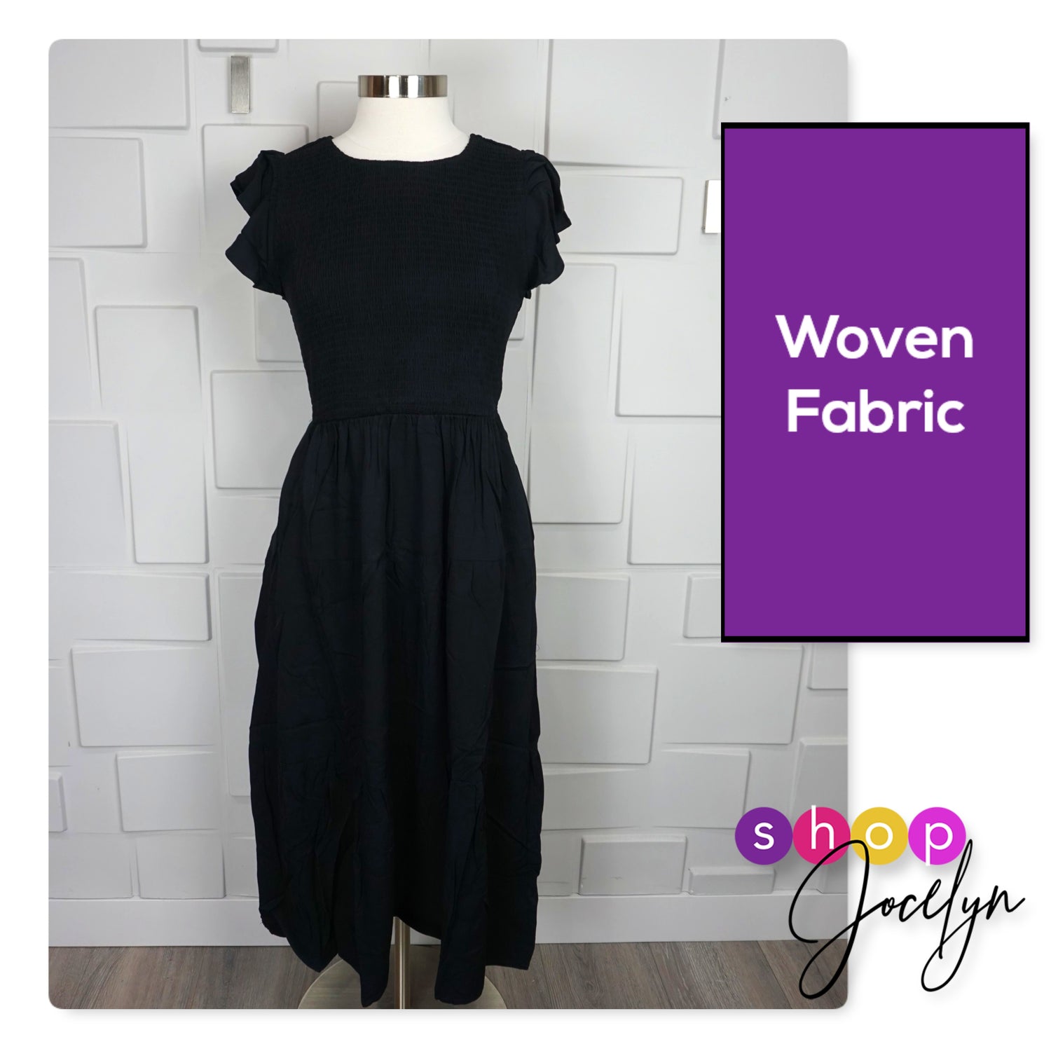 Grace Ruffle Sleeve Smocked Maxi Dress