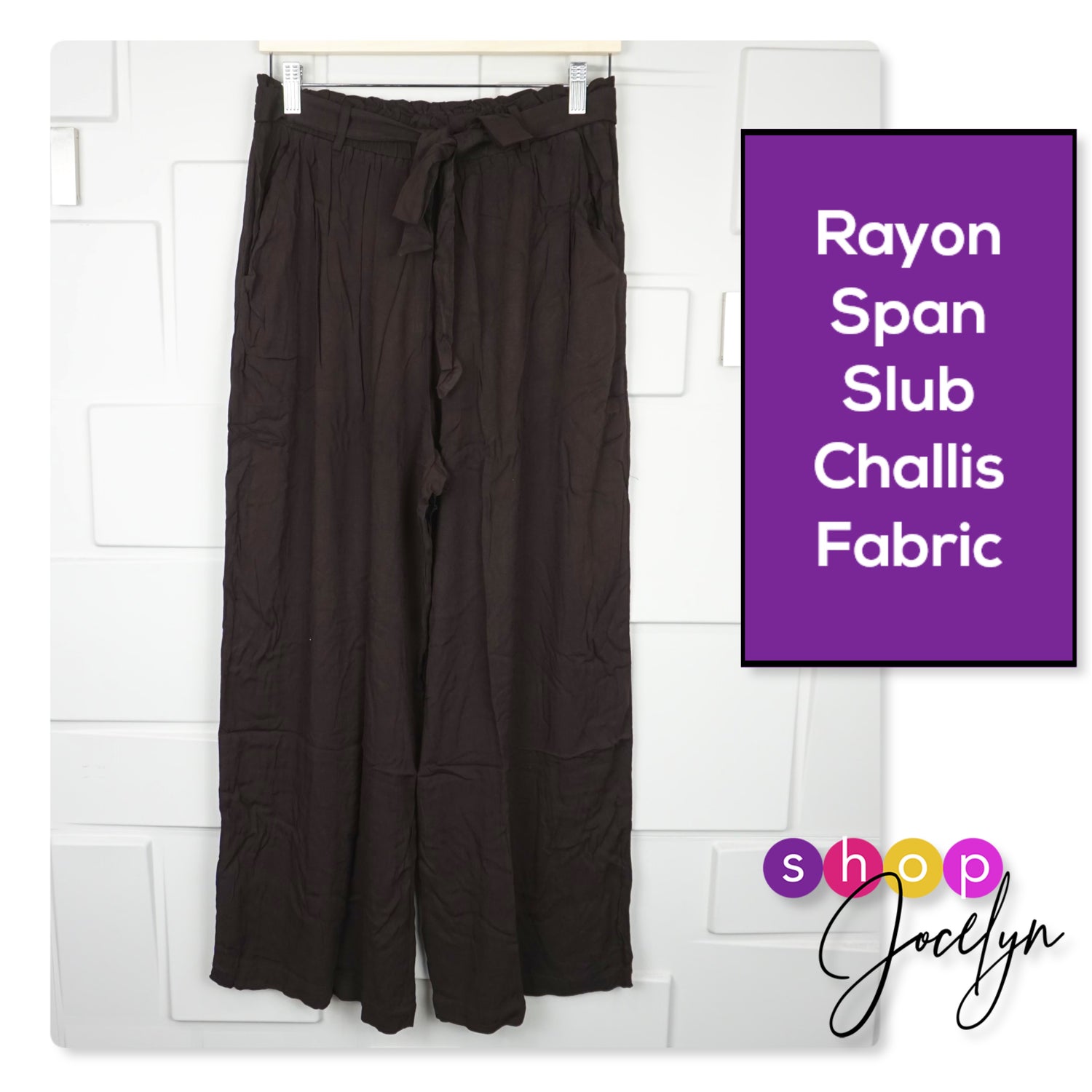 Dianne Paper Bag Wide Leg Pant