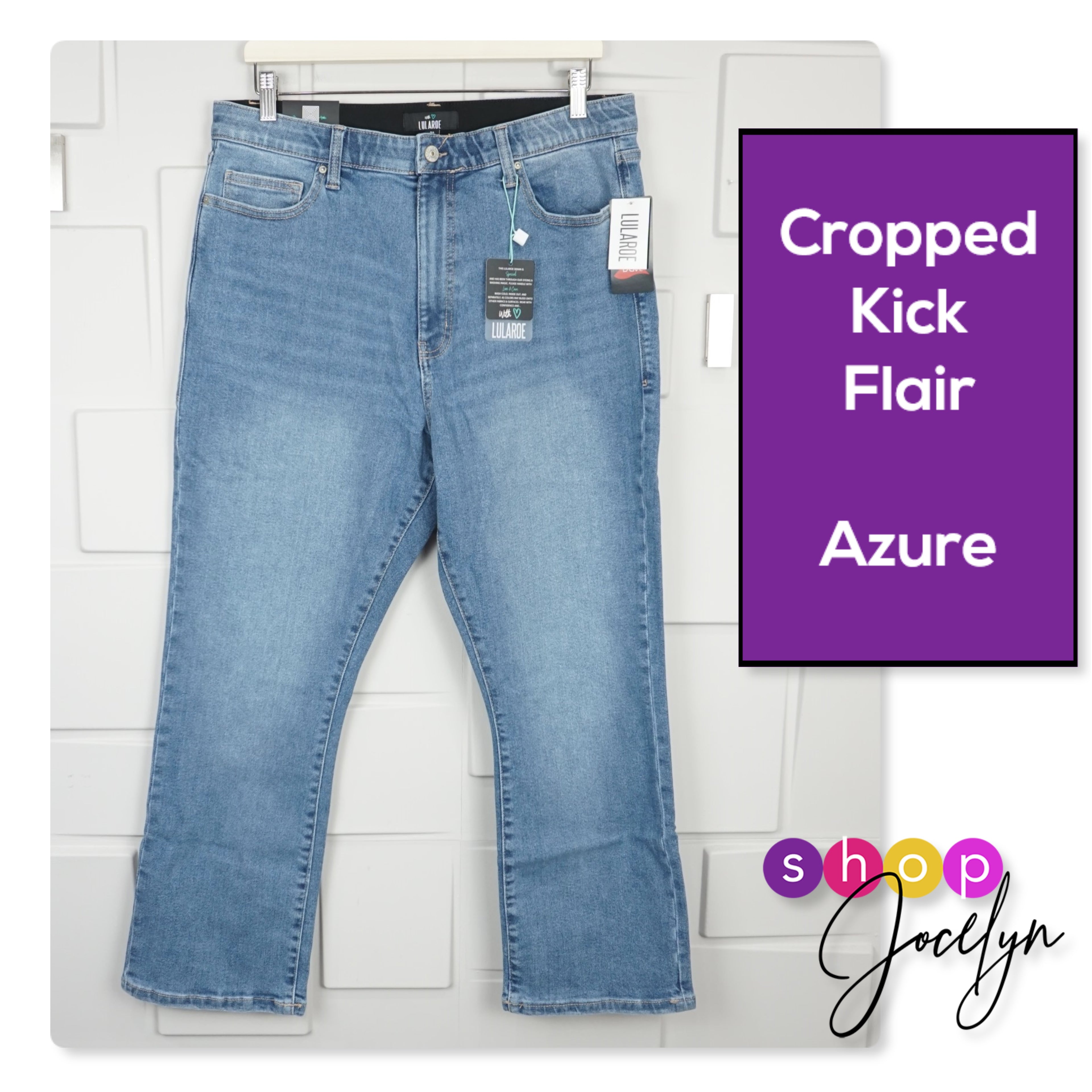 LLR Denim - Cropped Kick Flare