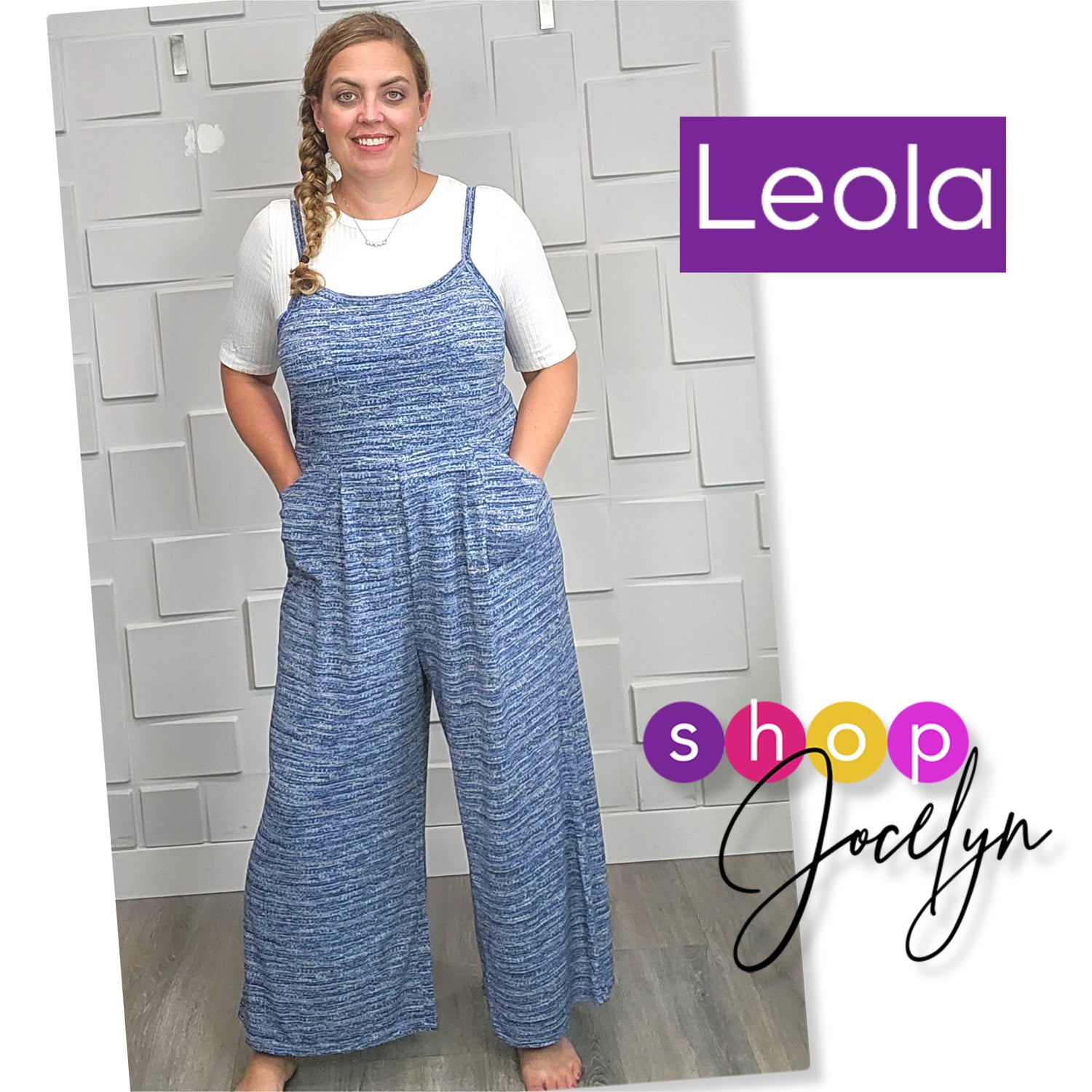 Leola Wide Leg Cami Jumpsuit