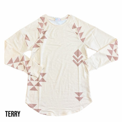 Erin Unisex Raglan Sleeve Top