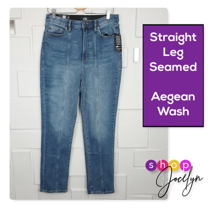 LLR Denim - Straight Leg Seamed