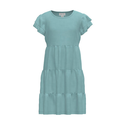 Molly Double Ruffle Sleeve Dress