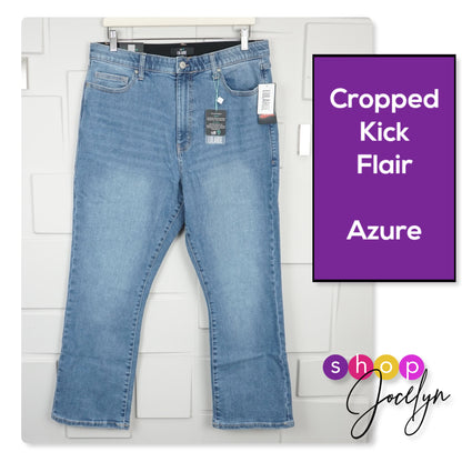 LLR Denim - Cropped Kick Flare