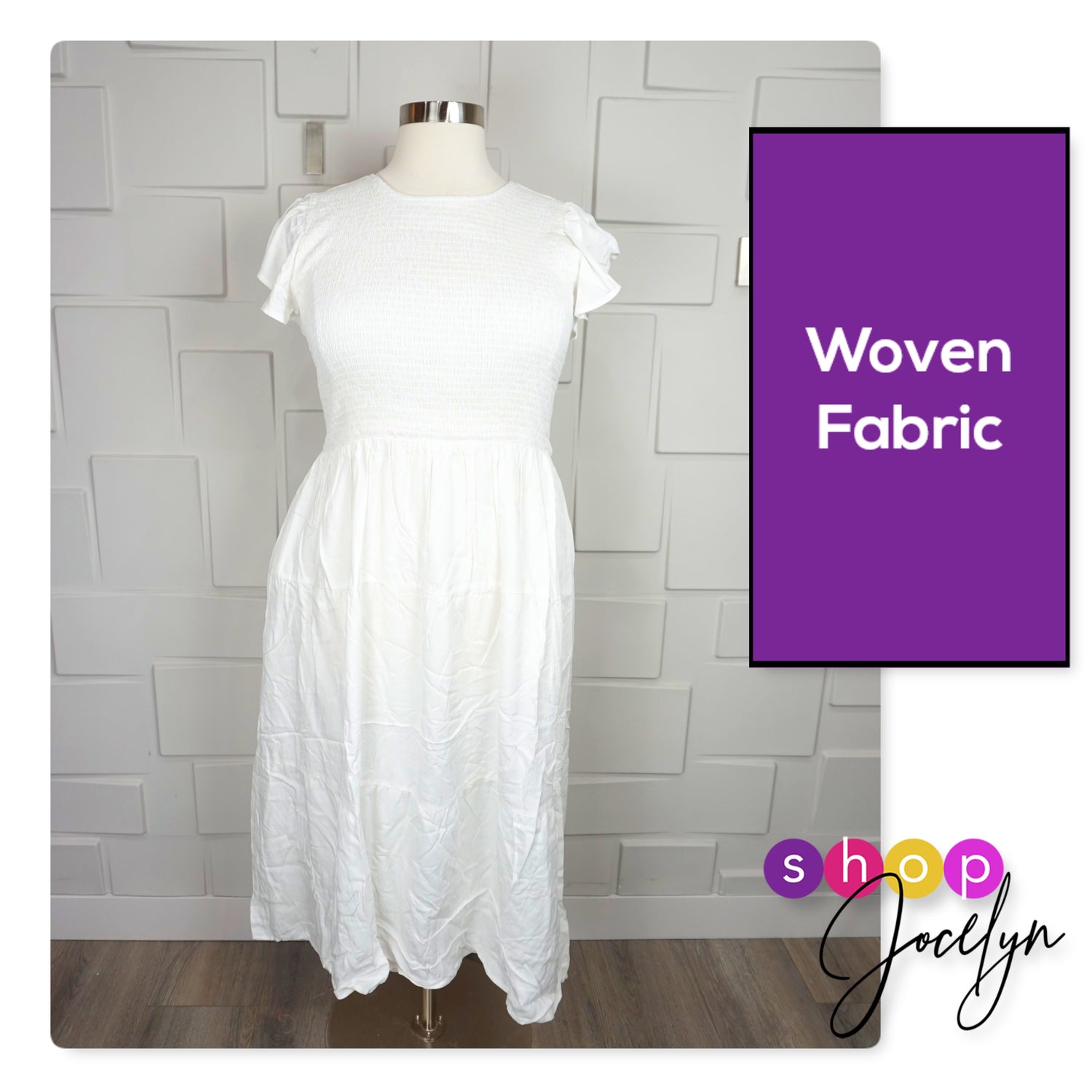 Grace Ruffle Sleeve Smocked Maxi Dress