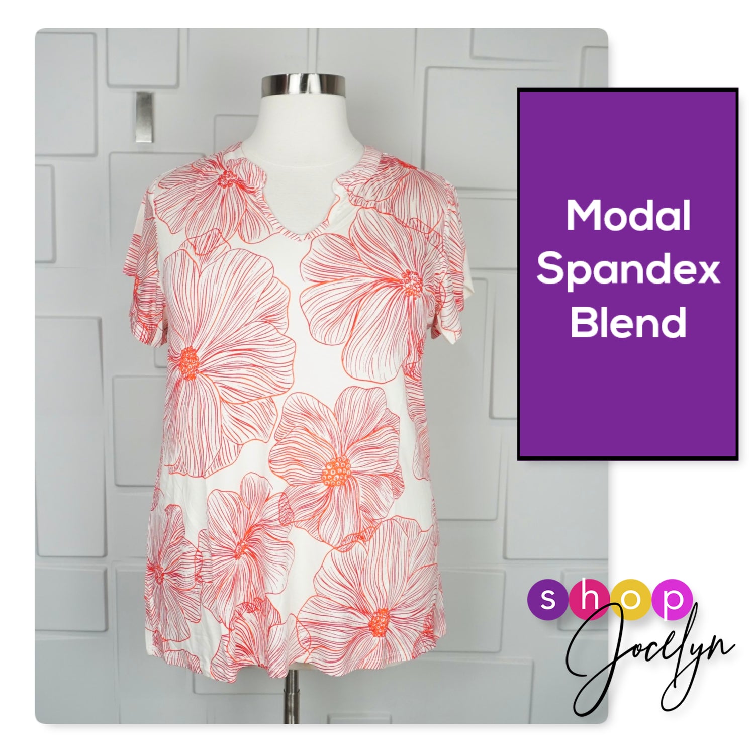 Layla Mandarin Split Collar Top