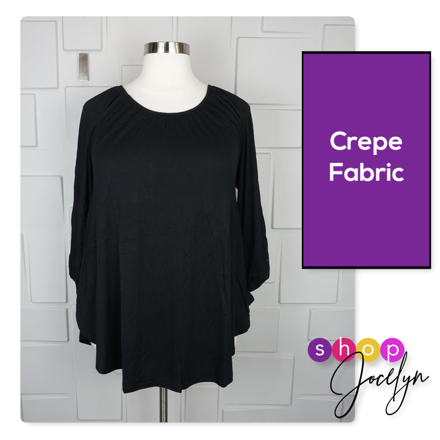 Joani 3/4 Raglan Sleeve Top