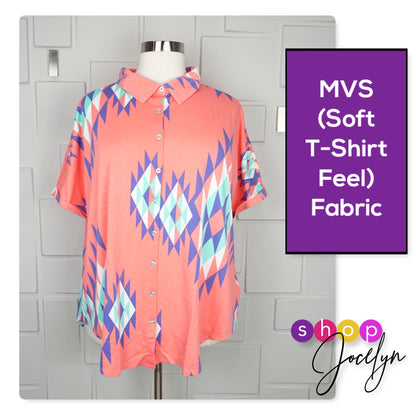 Charlie Button Up Top