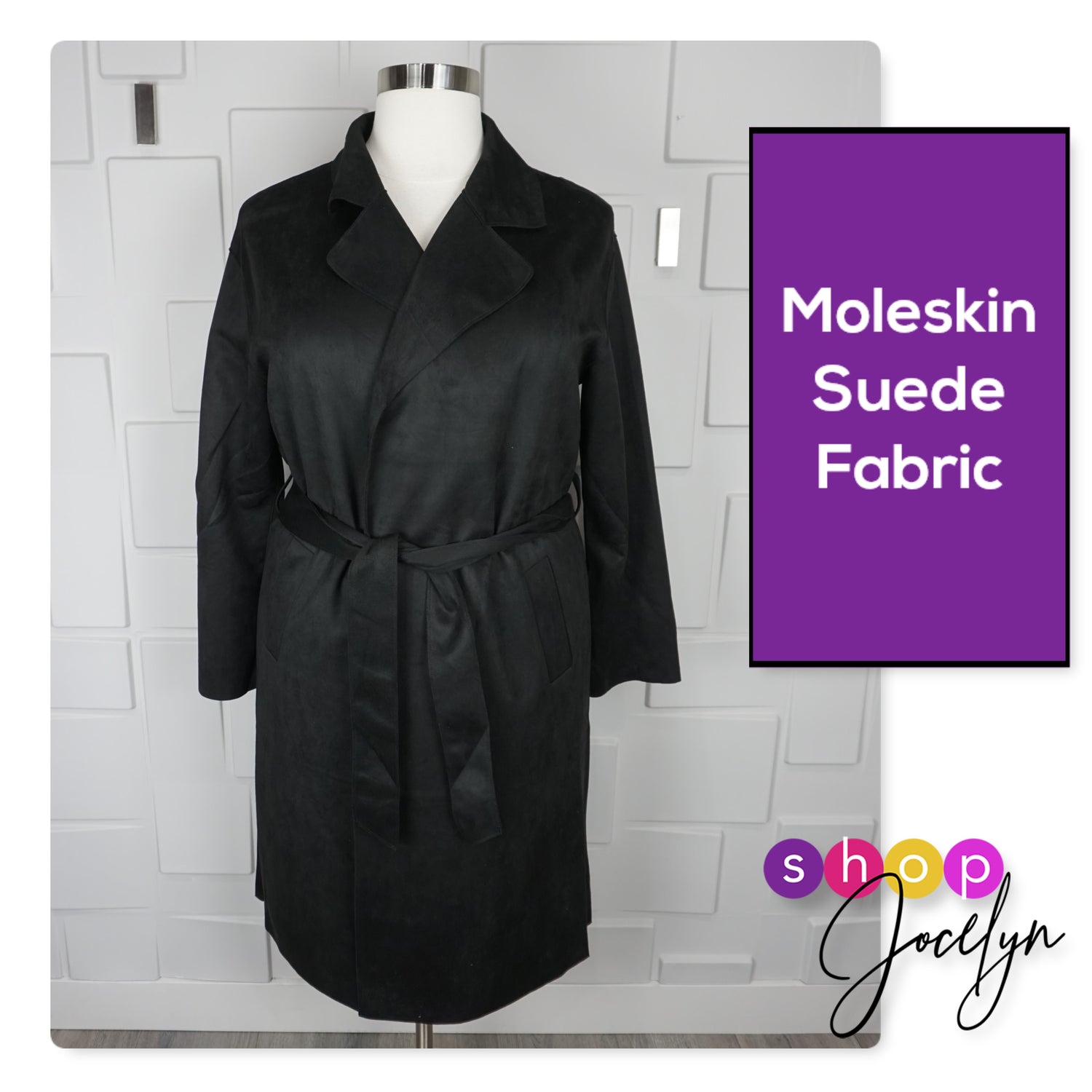 LUXE Liliane Moleskin Coat