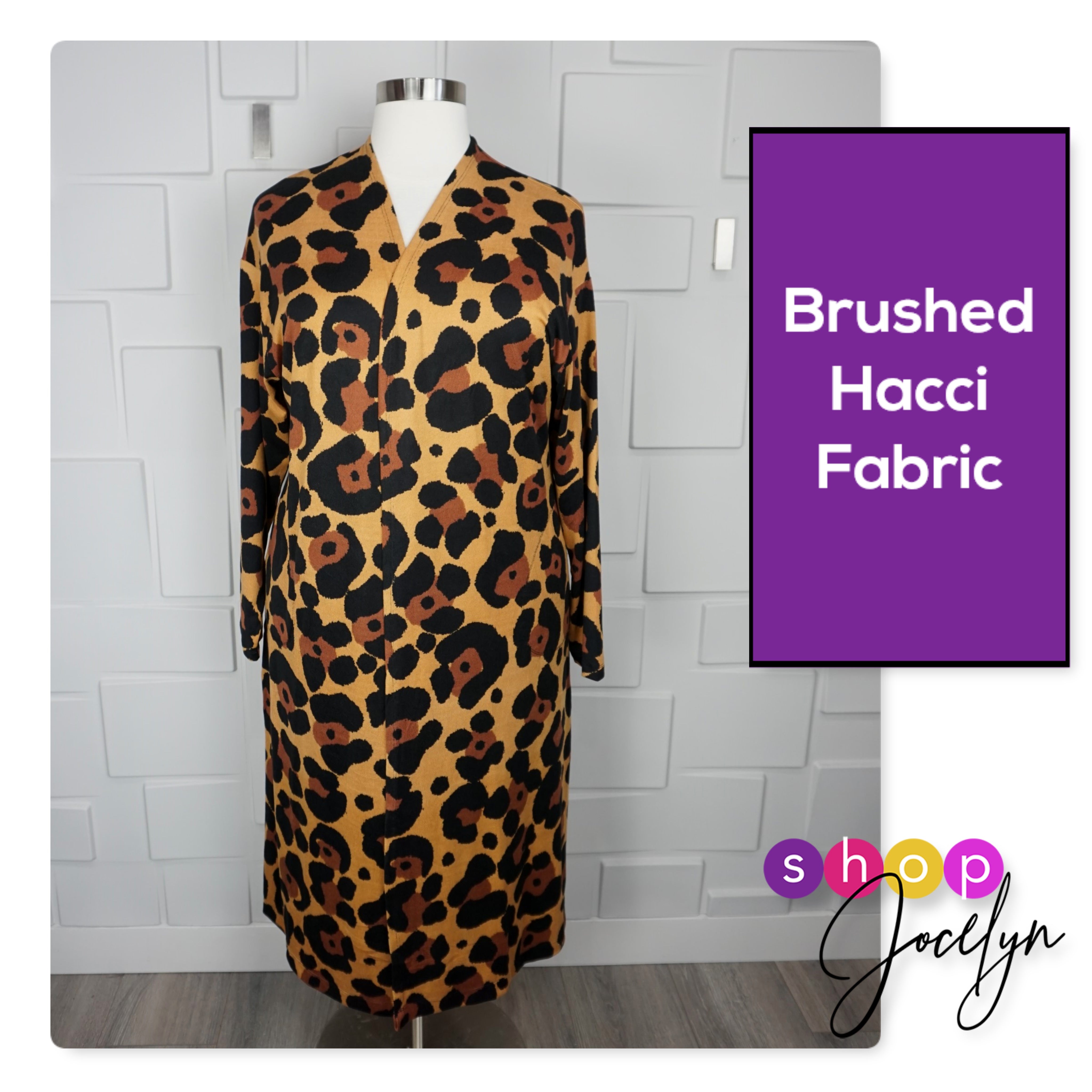 Brushed hotsell leopard cardigan