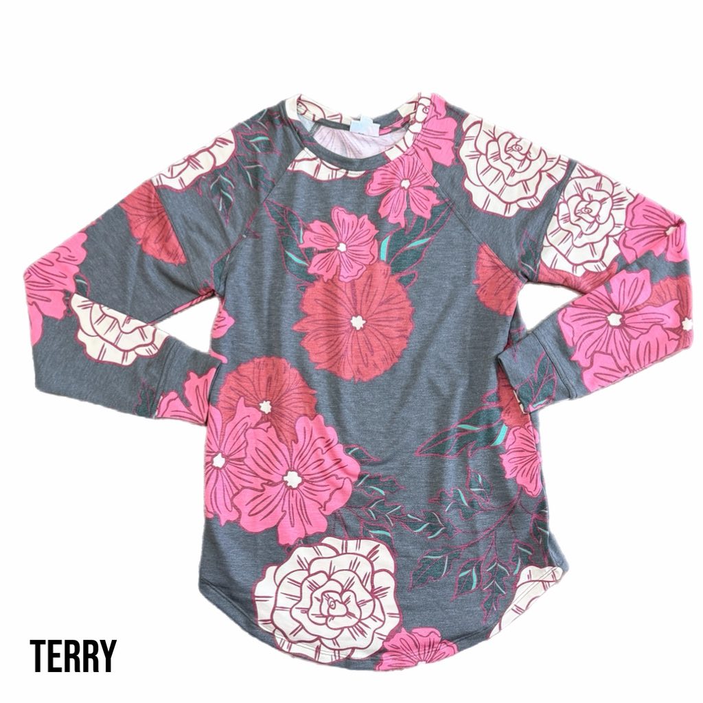 Erin Unisex Raglan Sleeve Top