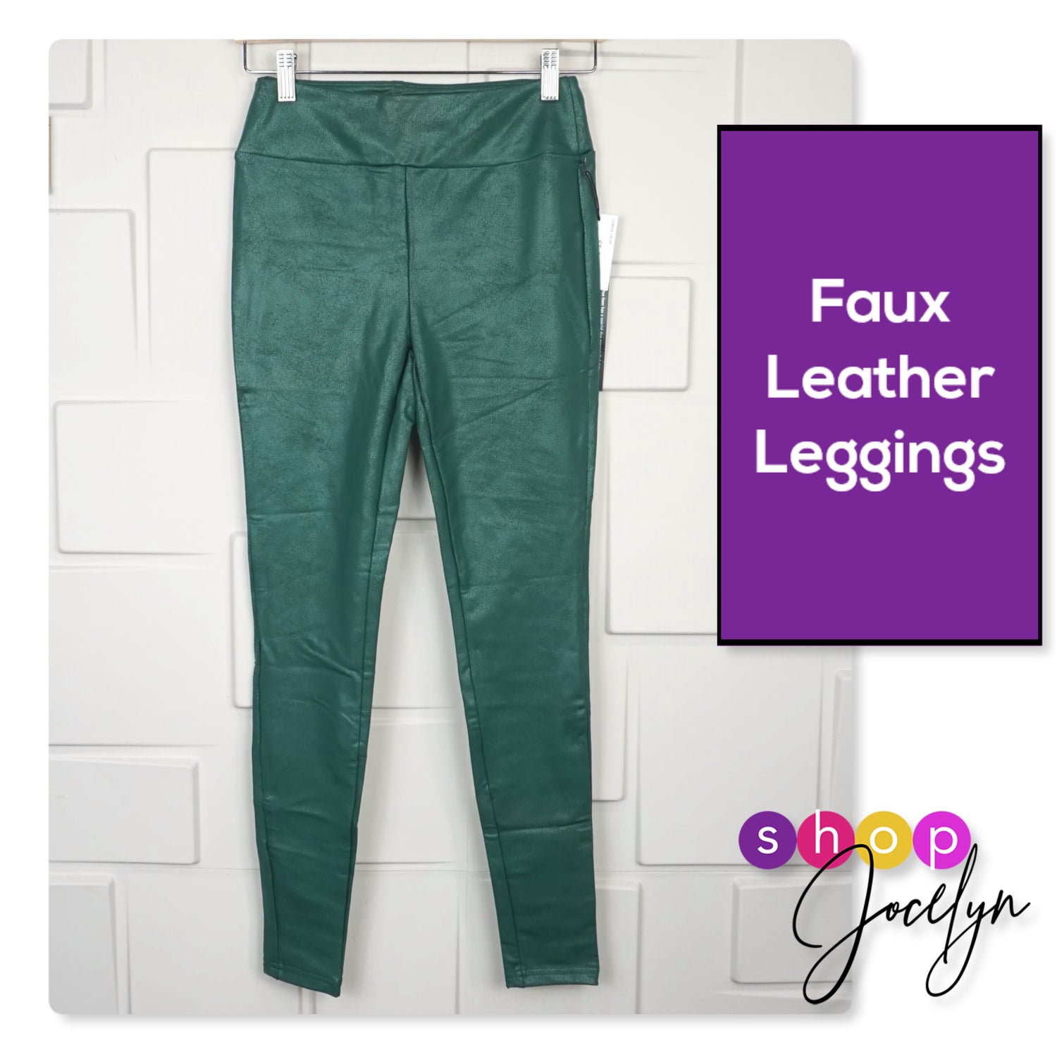 LUXE LulaRoe Faux Leather Gray Size M Leggings