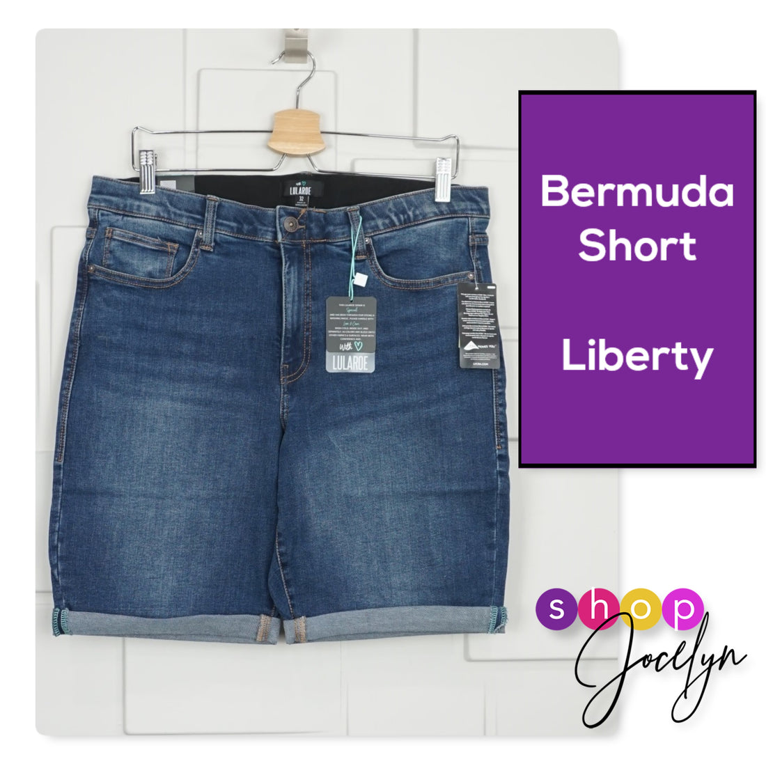 LLR Denim Shorts - Bermuda Cut