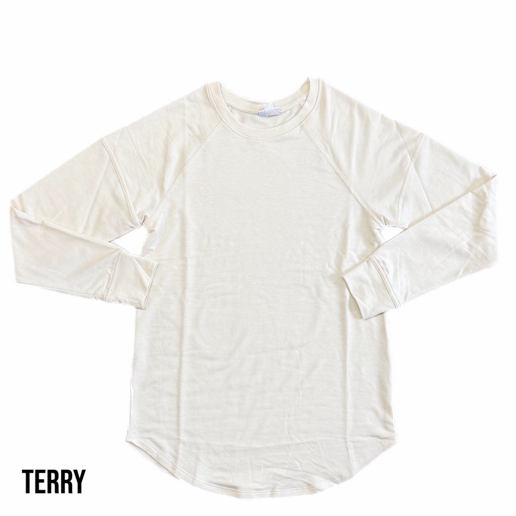 Erin Unisex Raglan Sleeve Top