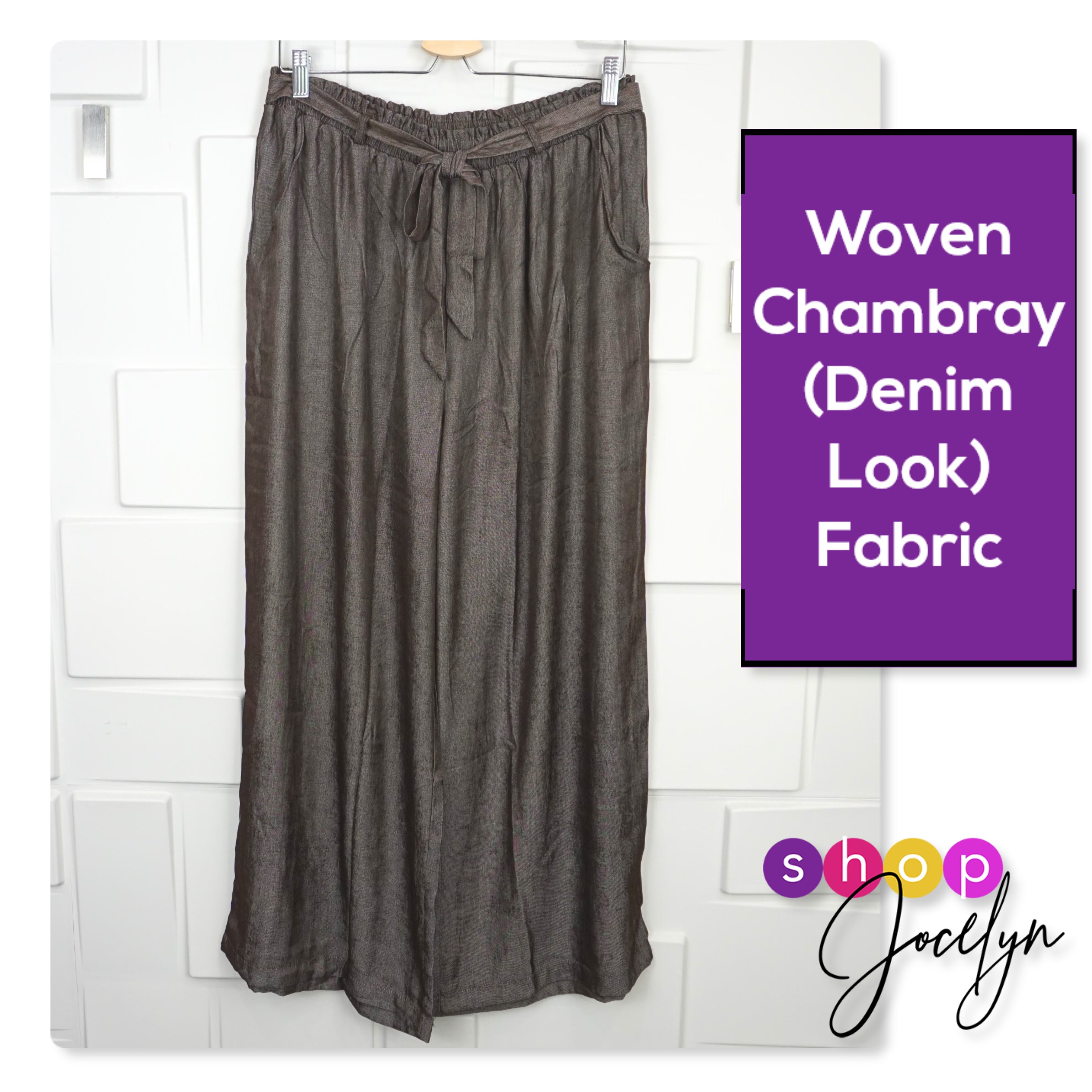 Dianne Paper Bag Wide Leg Pant