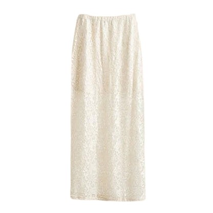Tihane Lace Maxi Skirt