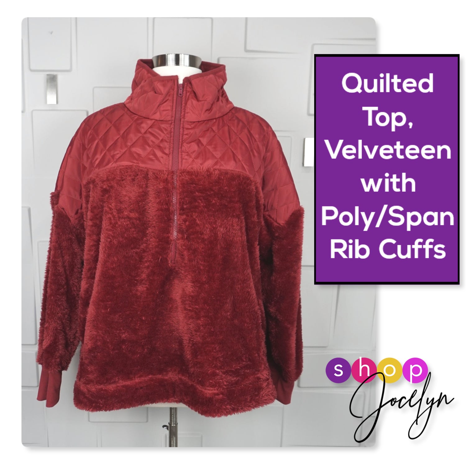 Nancy Half Zip Pullover Sweater