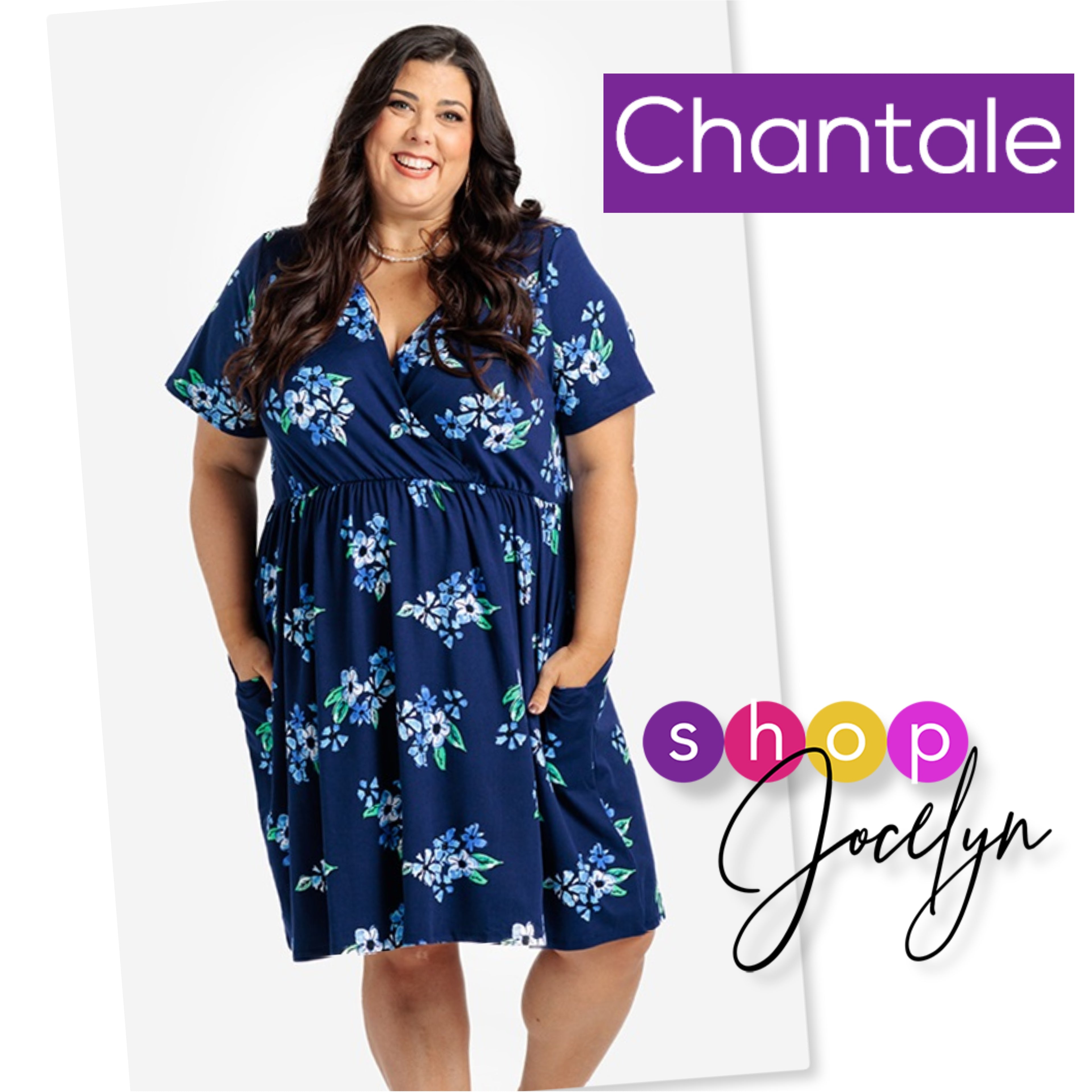 Chantale Cross Front Dress