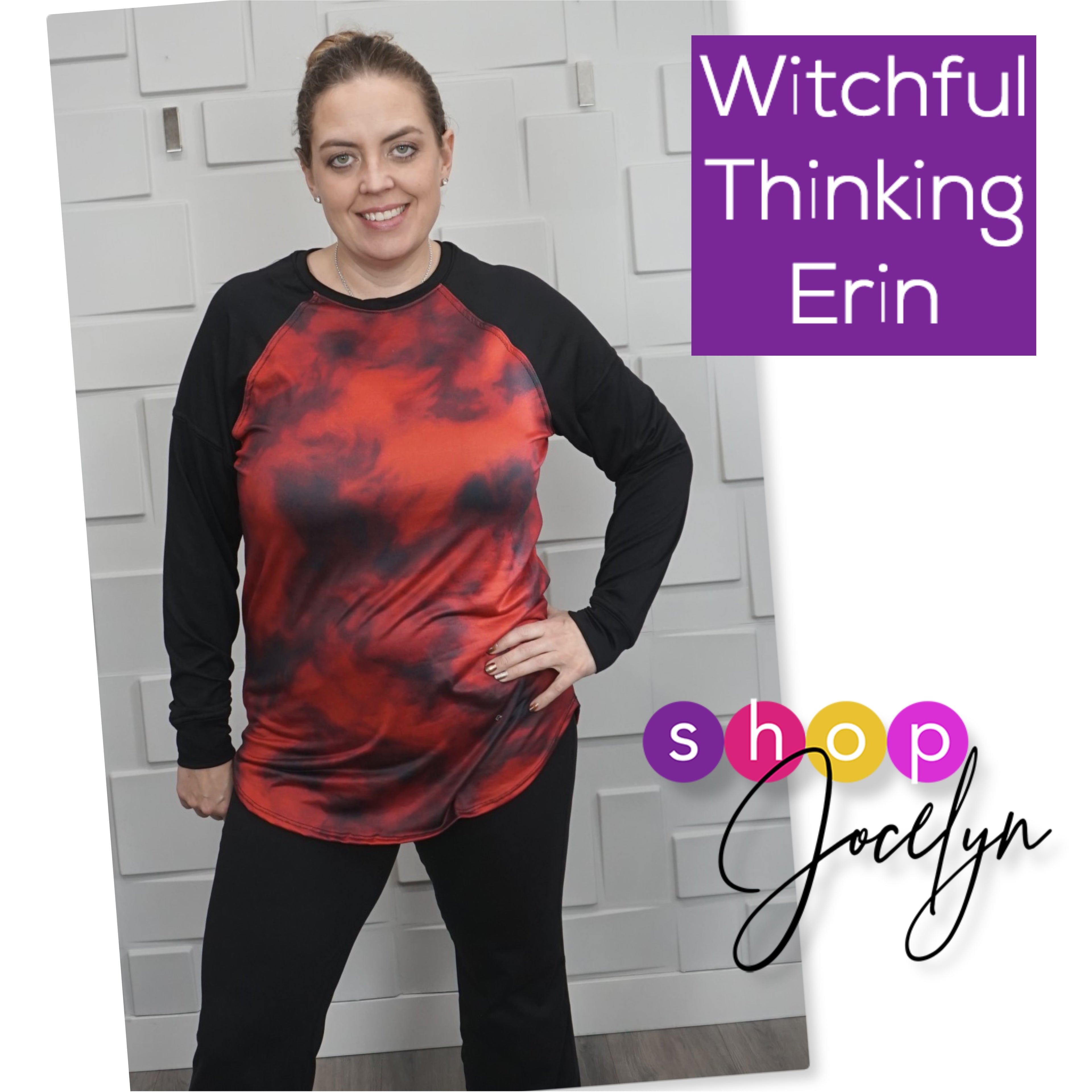 Erin Raglan Sleeve Top - Witchful Thinking