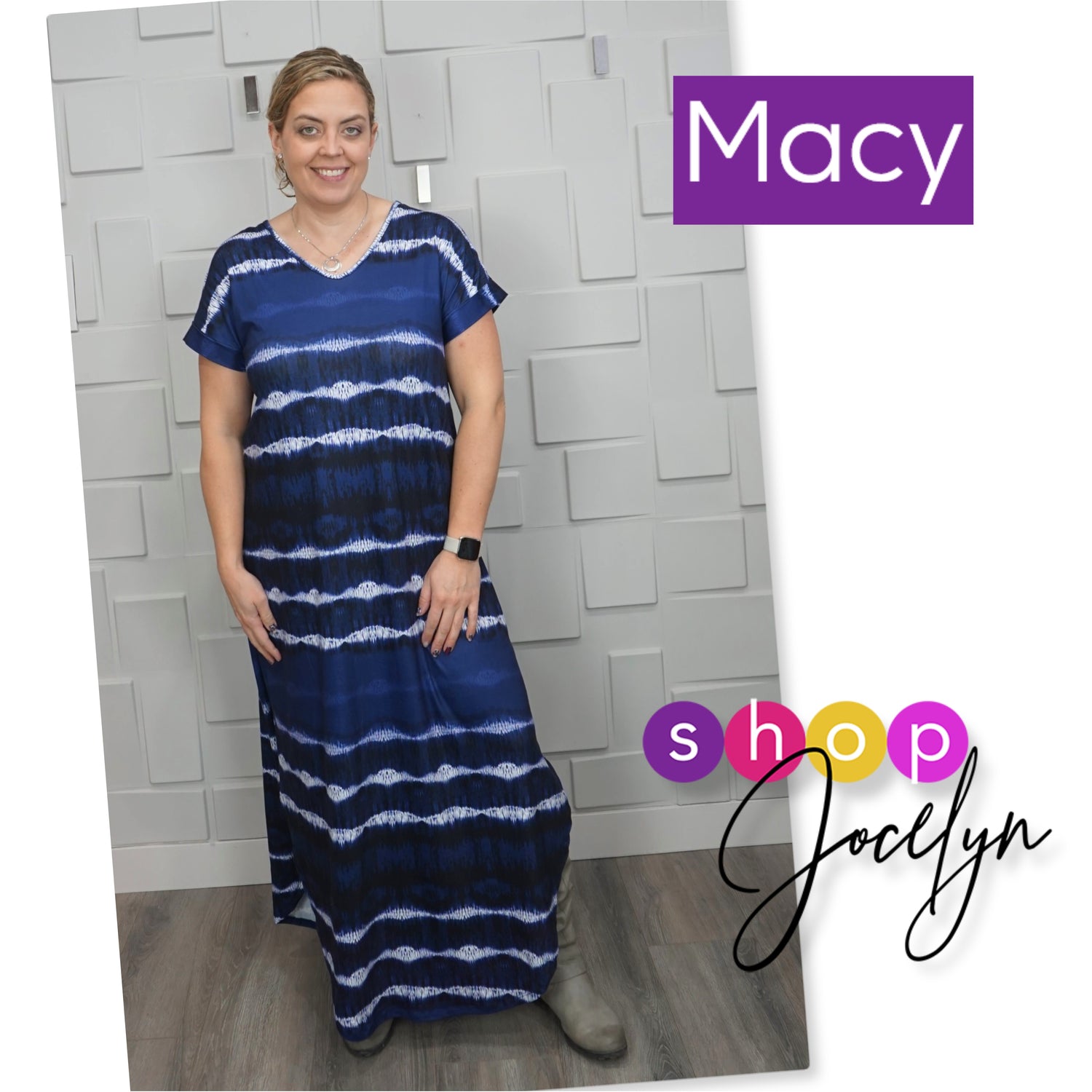 Macy V-Neck Maxi Dress