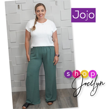 Jojo Straight Leg Pull-on Pant