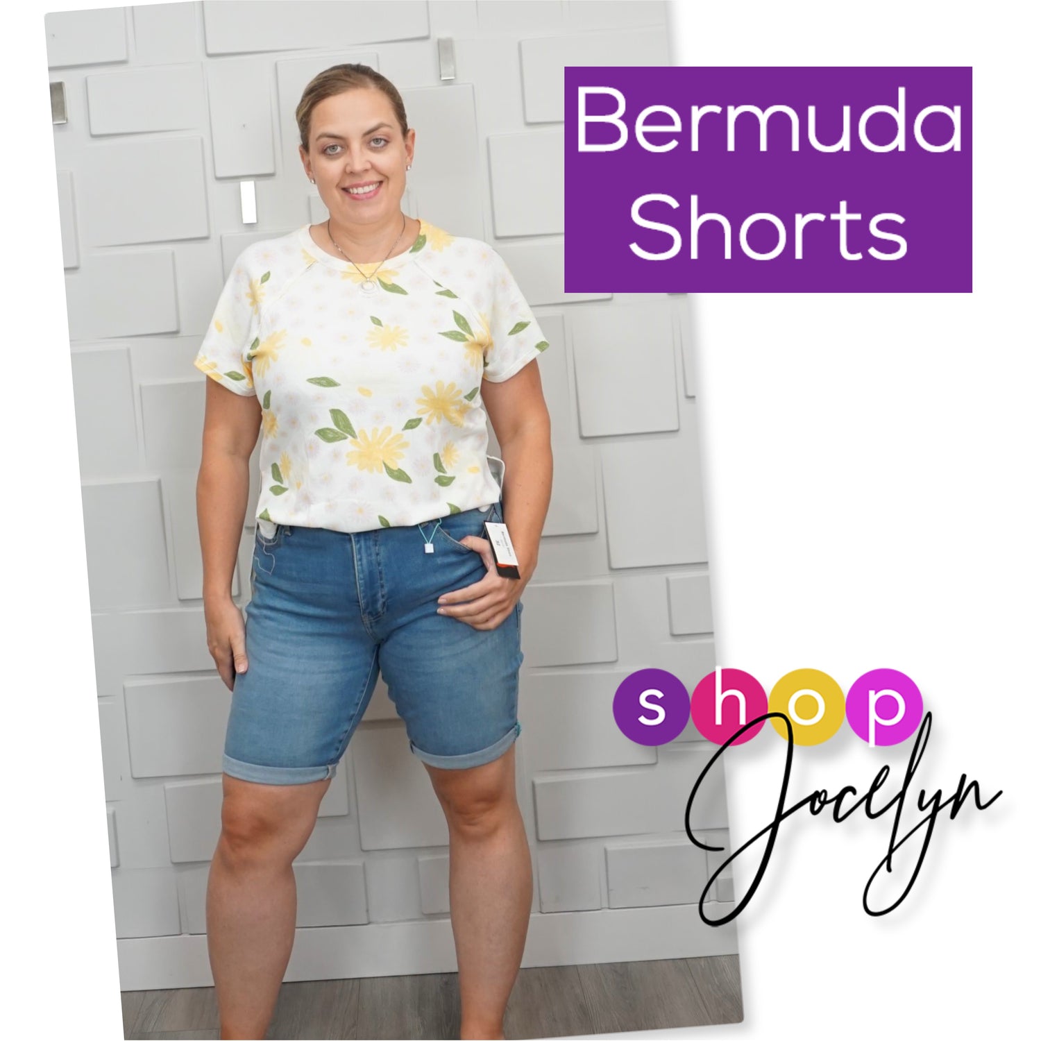 LLR Denim Shorts - Bermuda Cut