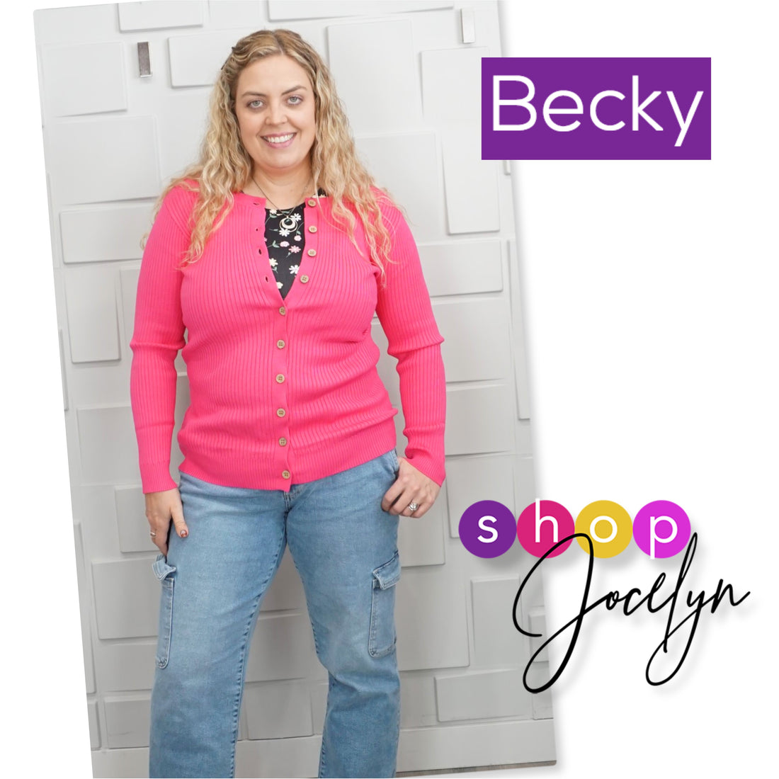 Becky Button Closure Cardigan