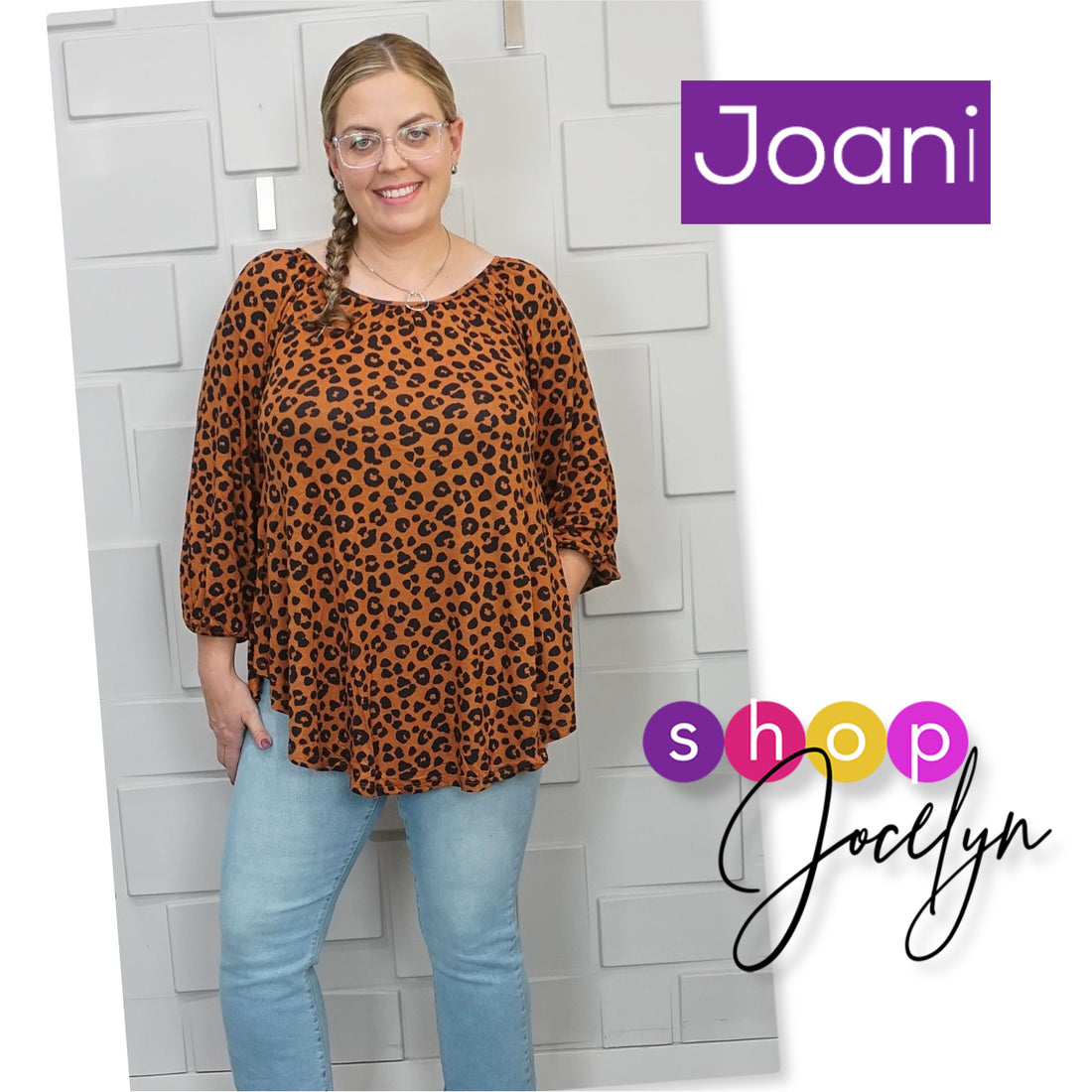 Joani 3/4 Raglan Sleeve Top