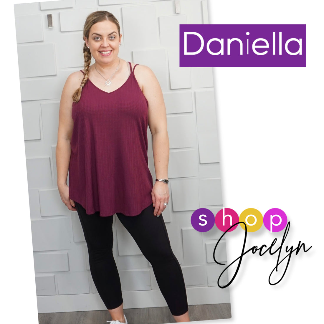 Daniella Cross Back Camisole