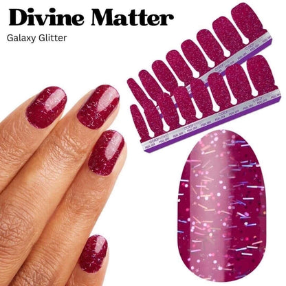 Nail Strips - Solid Sparkle Finish