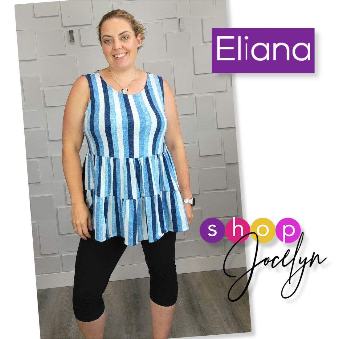 Eliana Sleeveless Tiered Top