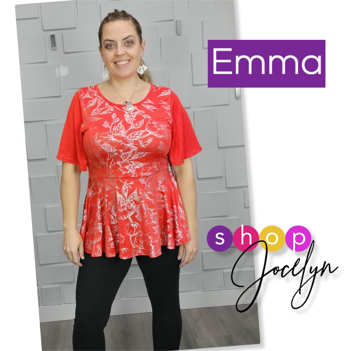 Emma Peplum Top