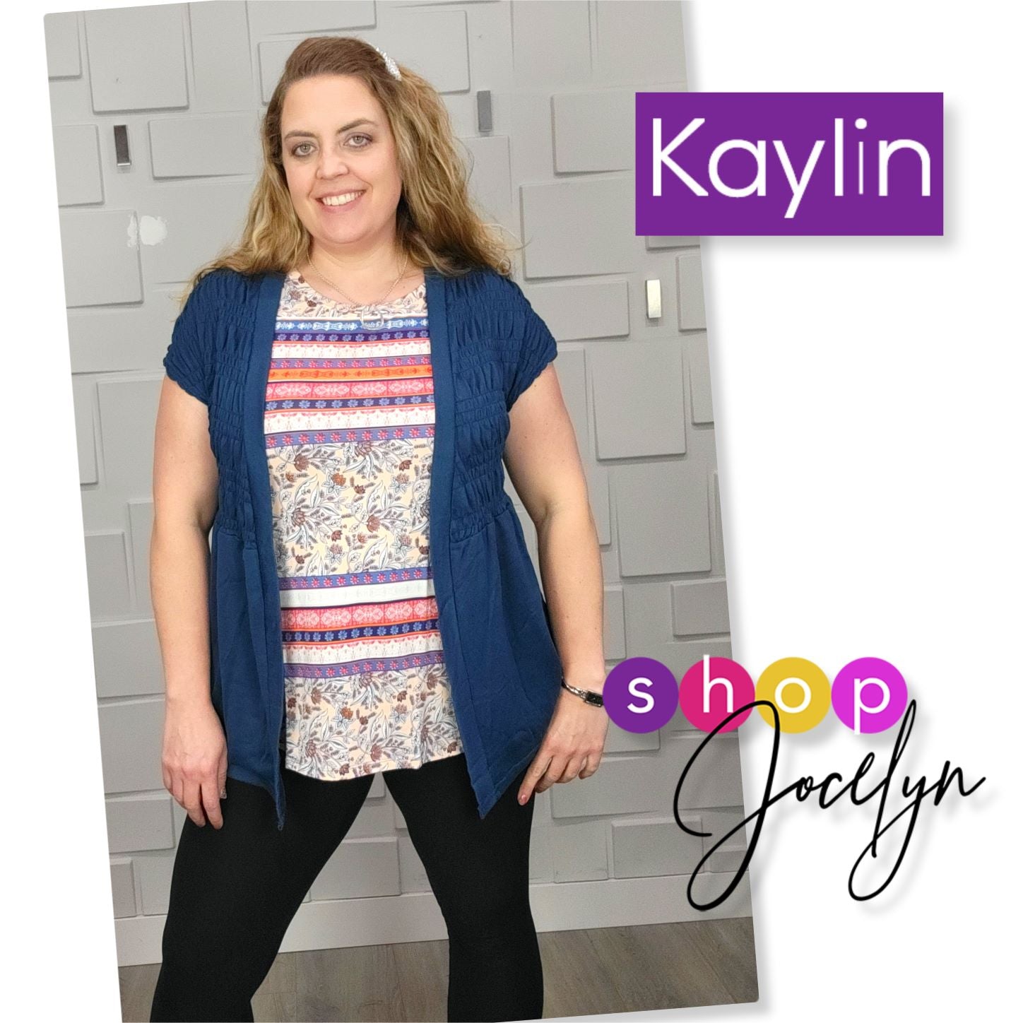 Kaylin Short Sleeved Smocked Cardigan