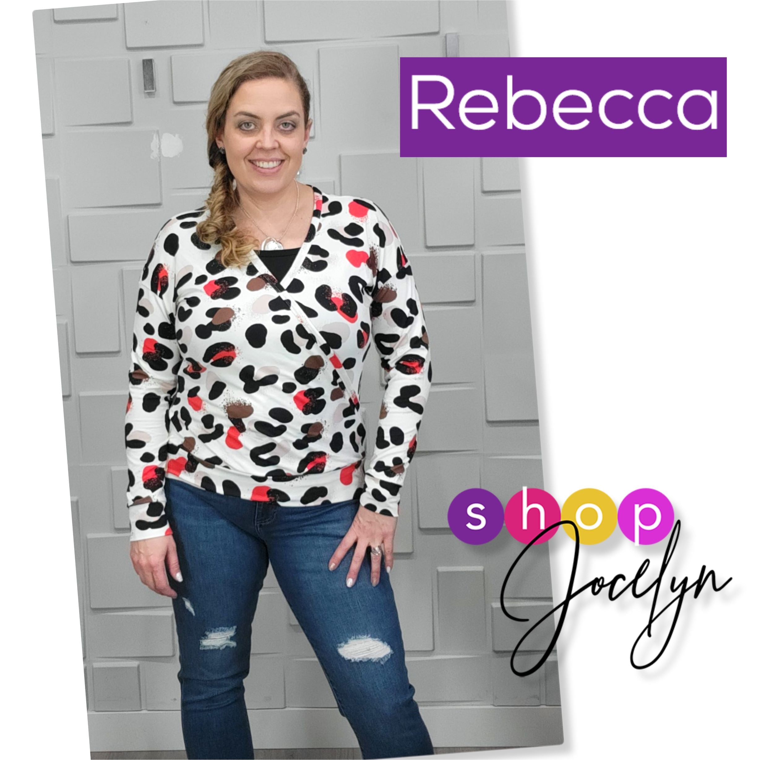 Rebecca Cross Front Blouse