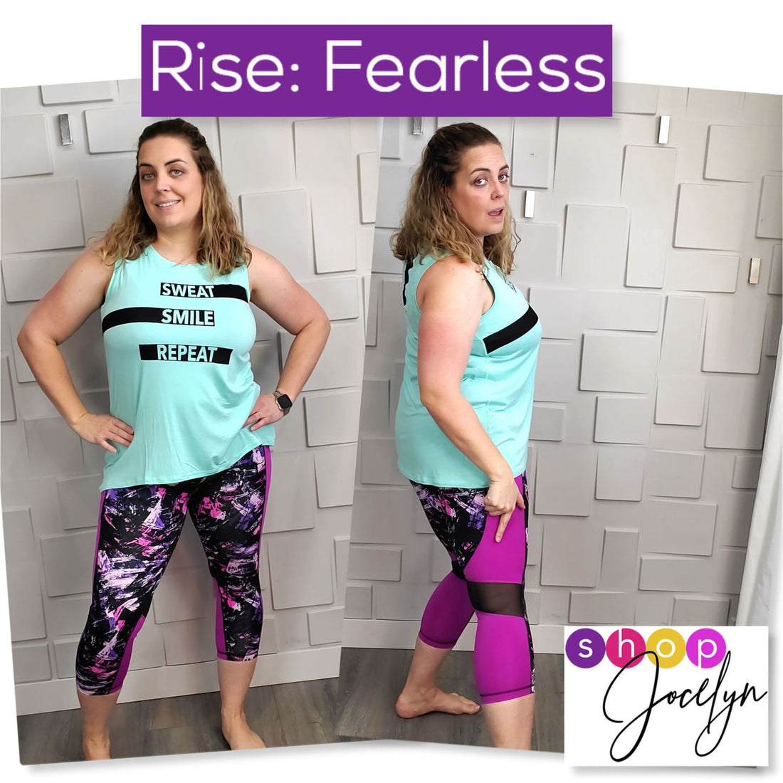 Rise - Fearless Crop Fitness Legging